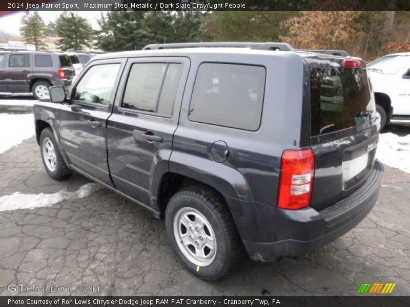 Maximum Steel Metallic / Dark Slate Gray/Light Pebble 2014 Jeep Patriot Sport