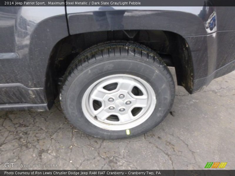 Maximum Steel Metallic / Dark Slate Gray/Light Pebble 2014 Jeep Patriot Sport