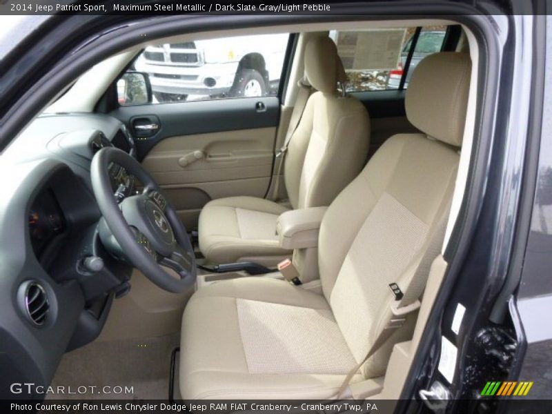 Maximum Steel Metallic / Dark Slate Gray/Light Pebble 2014 Jeep Patriot Sport