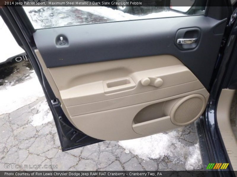 Maximum Steel Metallic / Dark Slate Gray/Light Pebble 2014 Jeep Patriot Sport