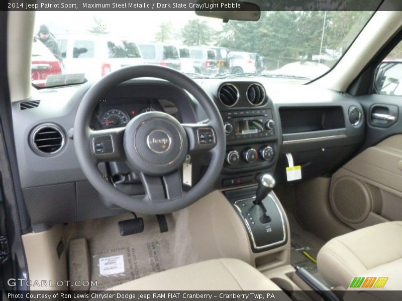 Maximum Steel Metallic / Dark Slate Gray/Light Pebble 2014 Jeep Patriot Sport