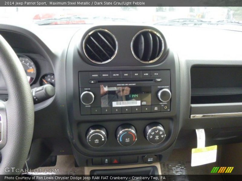 Maximum Steel Metallic / Dark Slate Gray/Light Pebble 2014 Jeep Patriot Sport