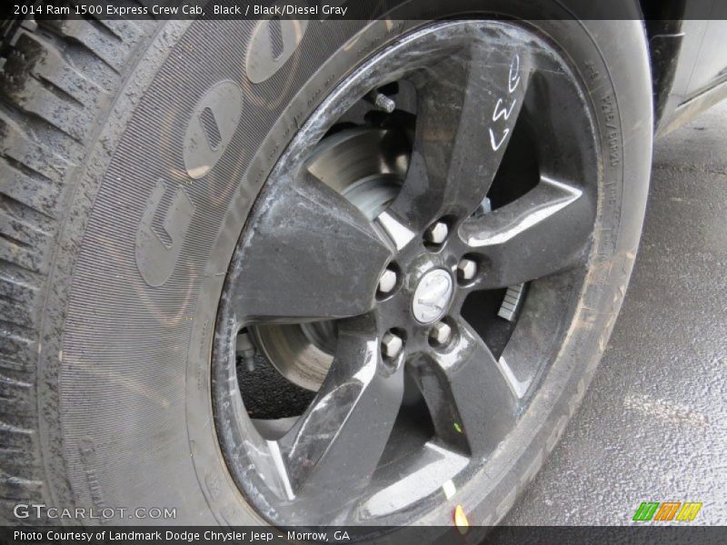 Black / Black/Diesel Gray 2014 Ram 1500 Express Crew Cab