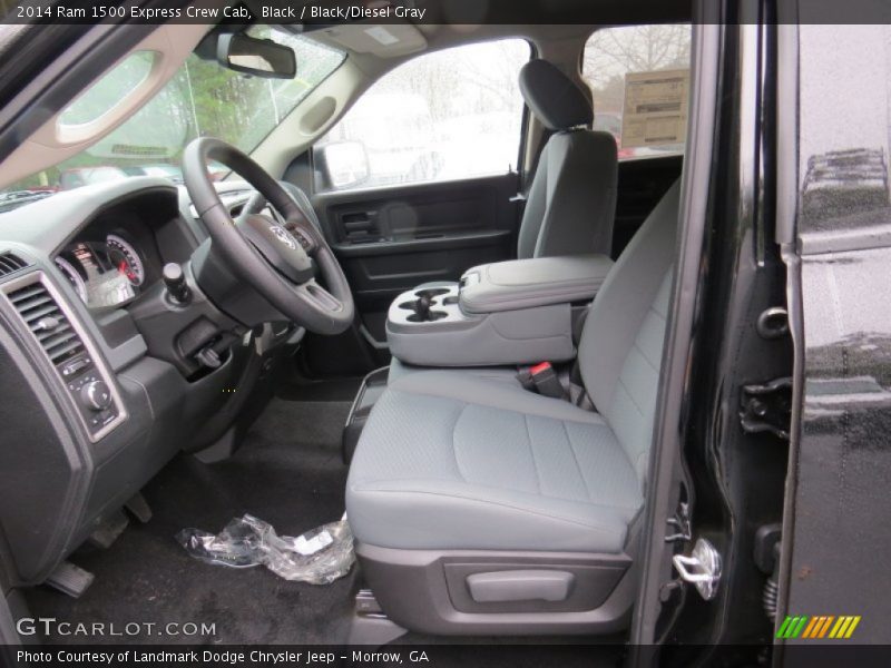 Black / Black/Diesel Gray 2014 Ram 1500 Express Crew Cab