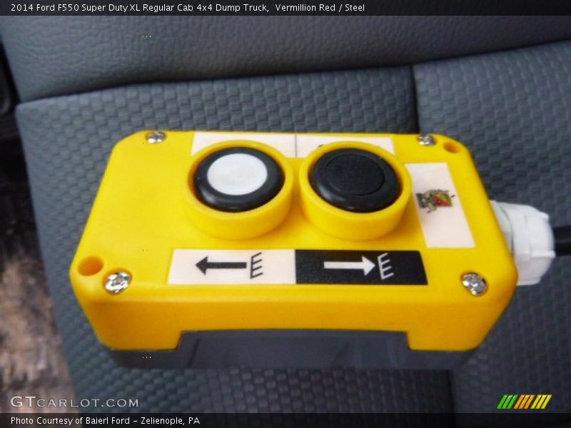 Vermillion Red / Steel 2014 Ford F550 Super Duty XL Regular Cab 4x4 Dump Truck