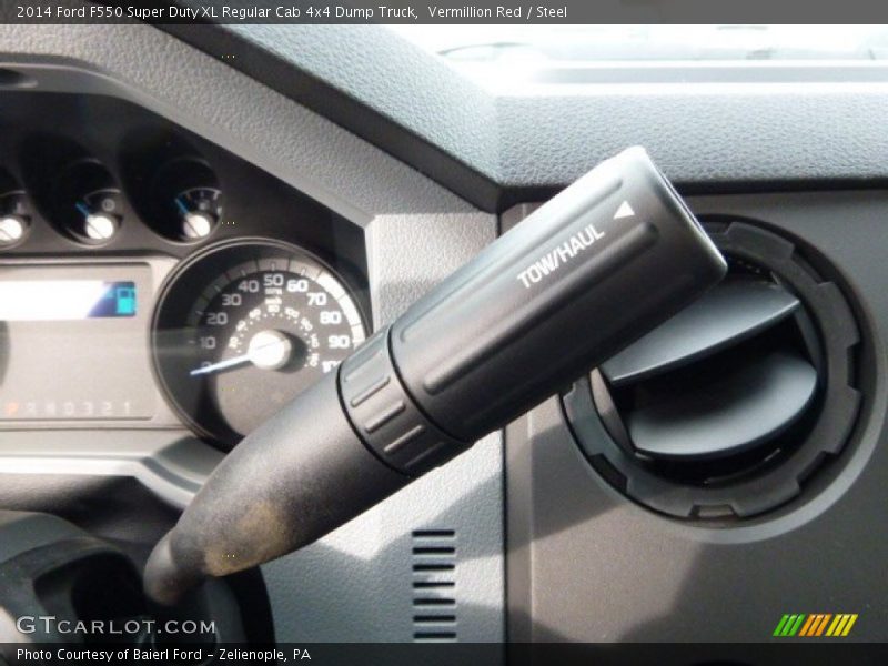 Vermillion Red / Steel 2014 Ford F550 Super Duty XL Regular Cab 4x4 Dump Truck