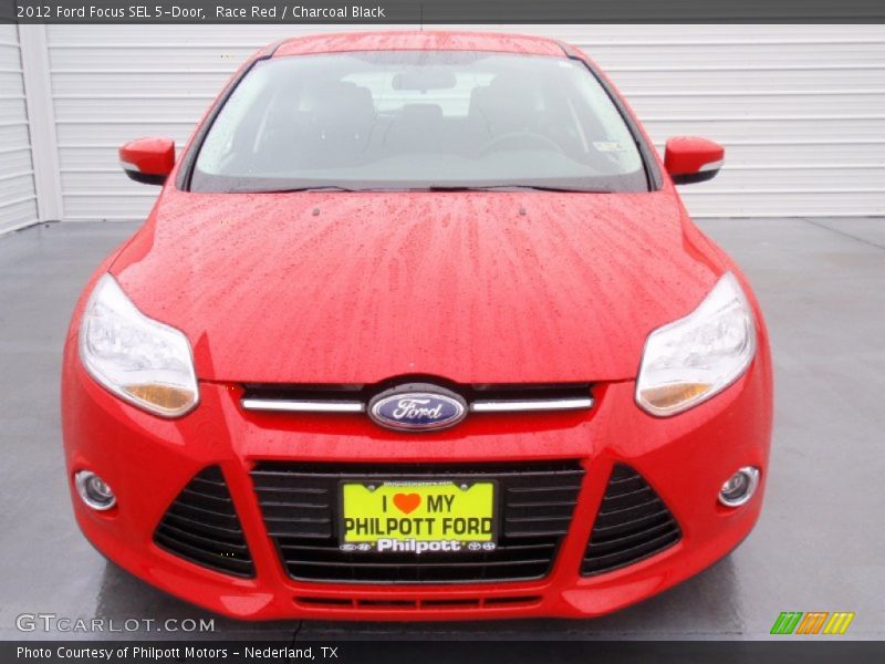 Race Red / Charcoal Black 2012 Ford Focus SEL 5-Door