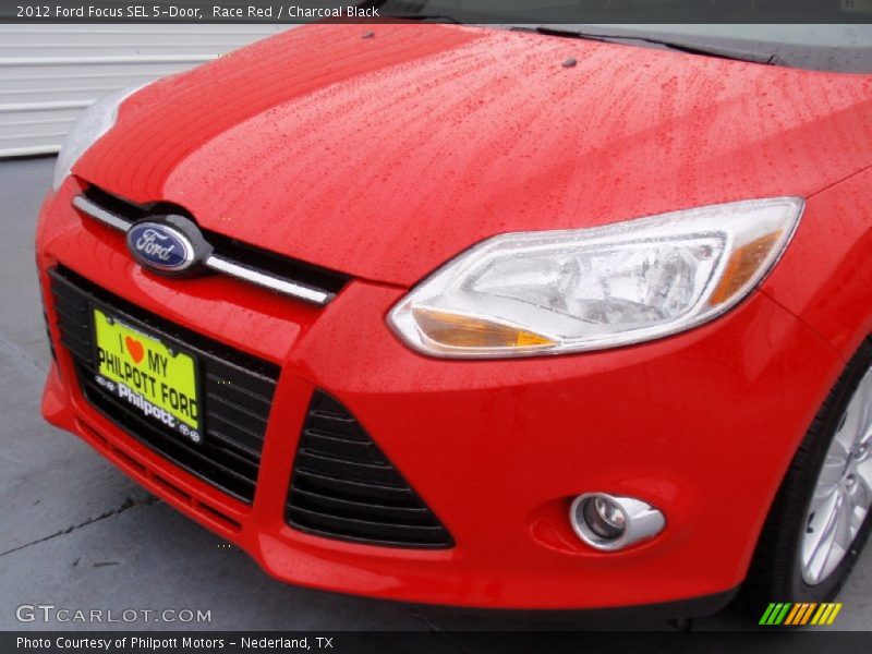Race Red / Charcoal Black 2012 Ford Focus SEL 5-Door