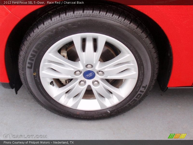 Race Red / Charcoal Black 2012 Ford Focus SEL 5-Door