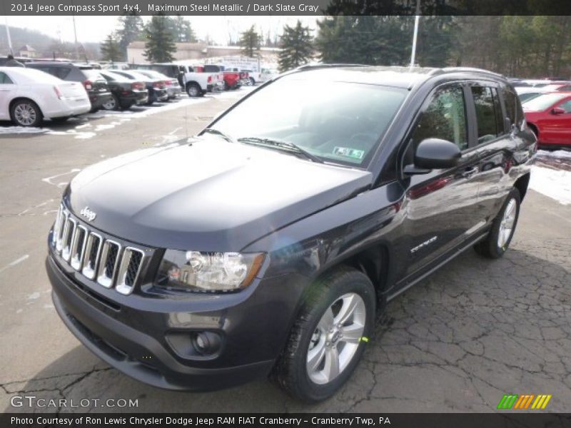 Maximum Steel Metallic / Dark Slate Gray 2014 Jeep Compass Sport 4x4