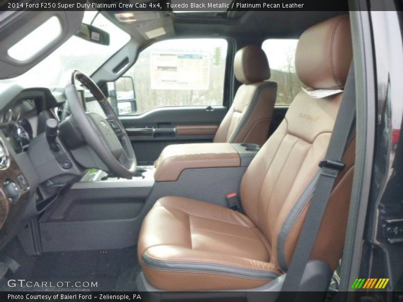 Front Seat of 2014 F250 Super Duty Platinum Crew Cab 4x4