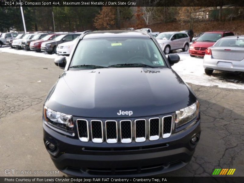 Maximum Steel Metallic / Dark Slate Gray 2014 Jeep Compass Sport 4x4