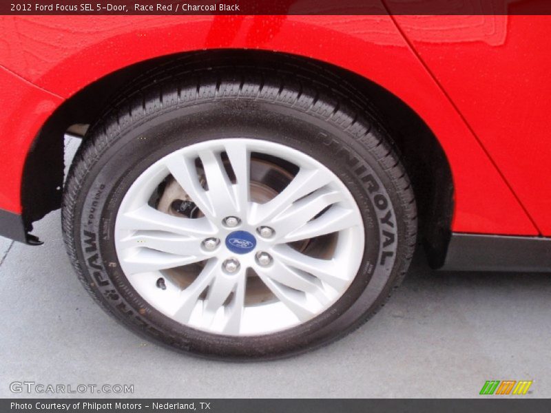 Race Red / Charcoal Black 2012 Ford Focus SEL 5-Door