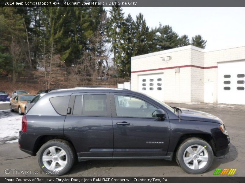 Maximum Steel Metallic / Dark Slate Gray 2014 Jeep Compass Sport 4x4