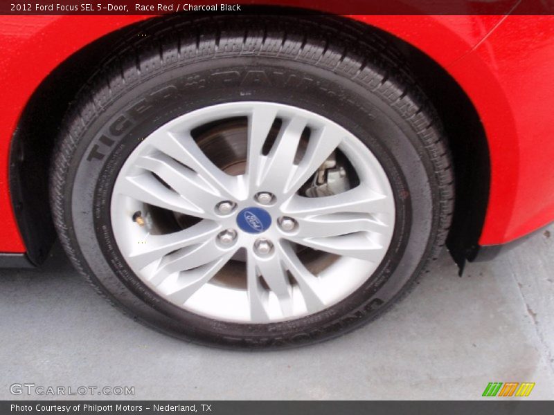 Race Red / Charcoal Black 2012 Ford Focus SEL 5-Door