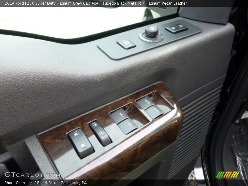 Tuxedo Black Metallic / Platinum Pecan Leather 2014 Ford F250 Super Duty Platinum Crew Cab 4x4
