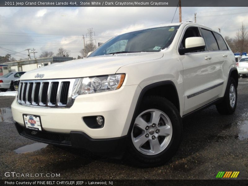 Stone White / Dark Graystone/Medium Graystone 2011 Jeep Grand Cherokee Laredo 4x4