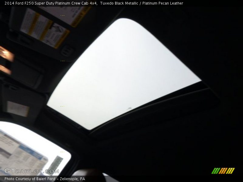 Tuxedo Black Metallic / Platinum Pecan Leather 2014 Ford F250 Super Duty Platinum Crew Cab 4x4