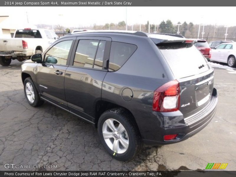 Maximum Steel Metallic / Dark Slate Gray 2014 Jeep Compass Sport 4x4
