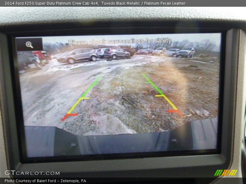 Tuxedo Black Metallic / Platinum Pecan Leather 2014 Ford F250 Super Duty Platinum Crew Cab 4x4