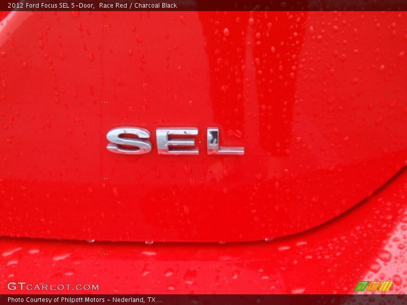 Race Red / Charcoal Black 2012 Ford Focus SEL 5-Door