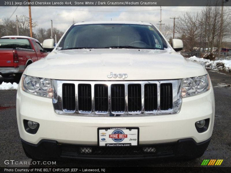 Stone White / Dark Graystone/Medium Graystone 2011 Jeep Grand Cherokee Laredo 4x4