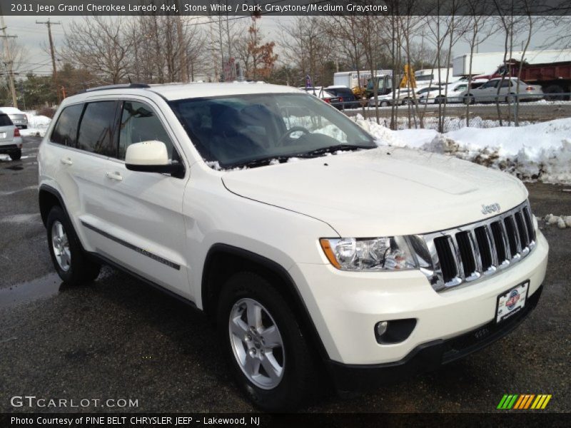 Stone White / Dark Graystone/Medium Graystone 2011 Jeep Grand Cherokee Laredo 4x4