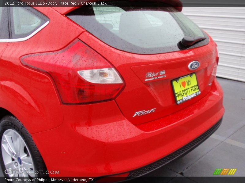 Race Red / Charcoal Black 2012 Ford Focus SEL 5-Door