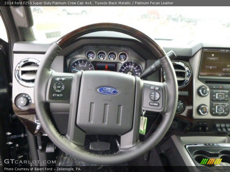  2014 F250 Super Duty Platinum Crew Cab 4x4 Steering Wheel