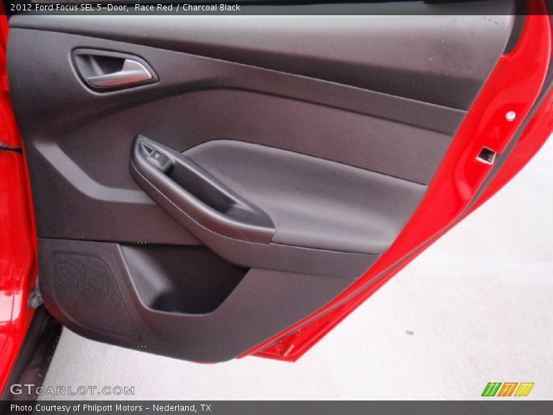 Race Red / Charcoal Black 2012 Ford Focus SEL 5-Door