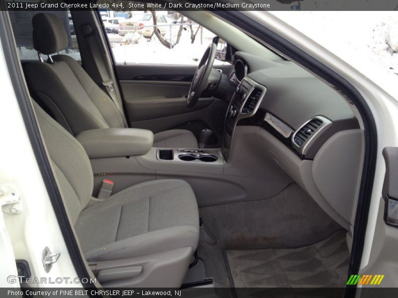 Stone White / Dark Graystone/Medium Graystone 2011 Jeep Grand Cherokee Laredo 4x4