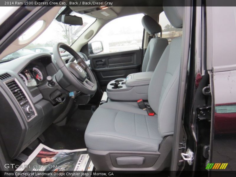 Black / Black/Diesel Gray 2014 Ram 1500 Express Crew Cab