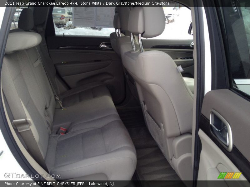 Stone White / Dark Graystone/Medium Graystone 2011 Jeep Grand Cherokee Laredo 4x4