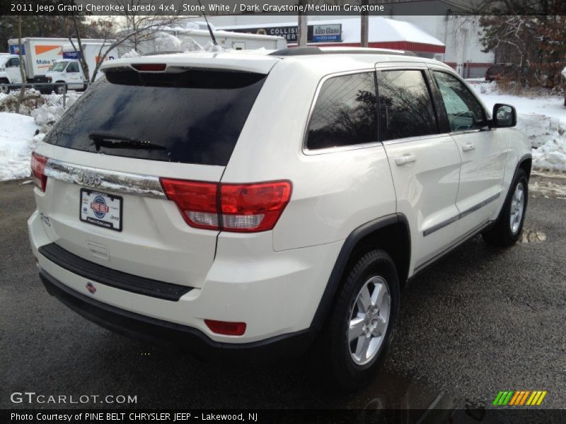 Stone White / Dark Graystone/Medium Graystone 2011 Jeep Grand Cherokee Laredo 4x4