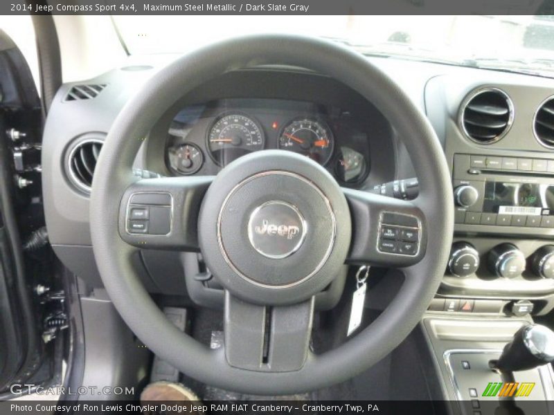 Maximum Steel Metallic / Dark Slate Gray 2014 Jeep Compass Sport 4x4