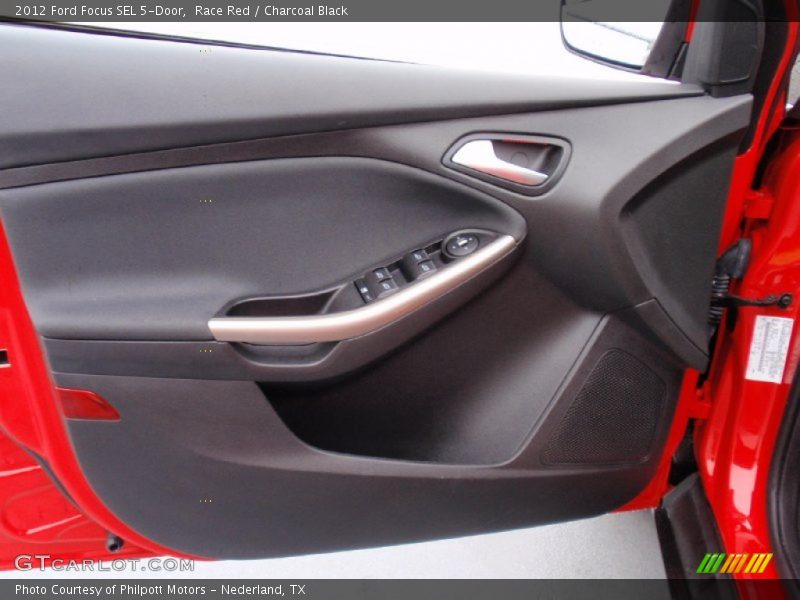 Race Red / Charcoal Black 2012 Ford Focus SEL 5-Door