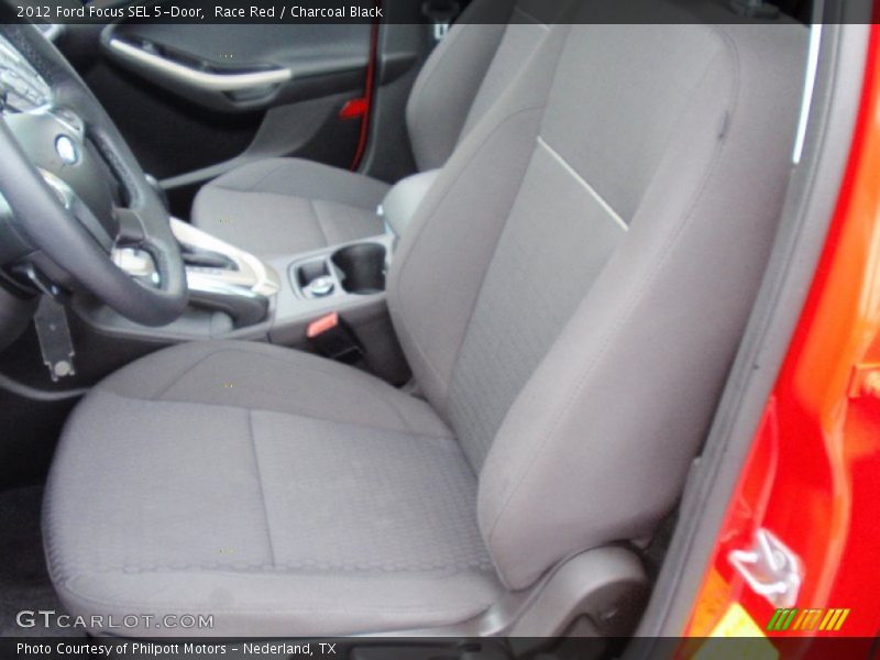 Race Red / Charcoal Black 2012 Ford Focus SEL 5-Door