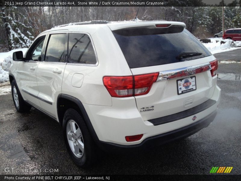 Stone White / Dark Graystone/Medium Graystone 2011 Jeep Grand Cherokee Laredo 4x4