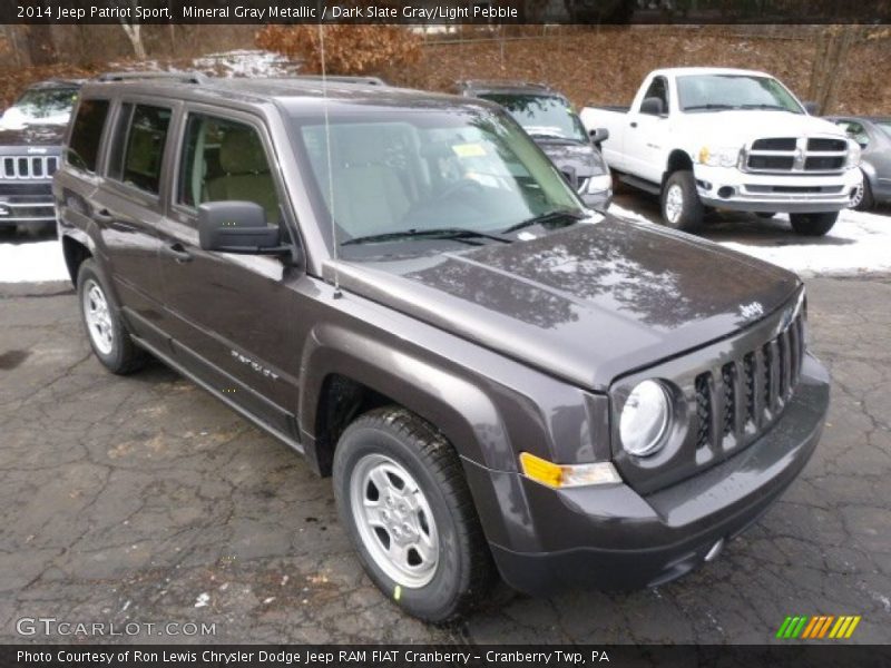 Mineral Gray Metallic / Dark Slate Gray/Light Pebble 2014 Jeep Patriot Sport