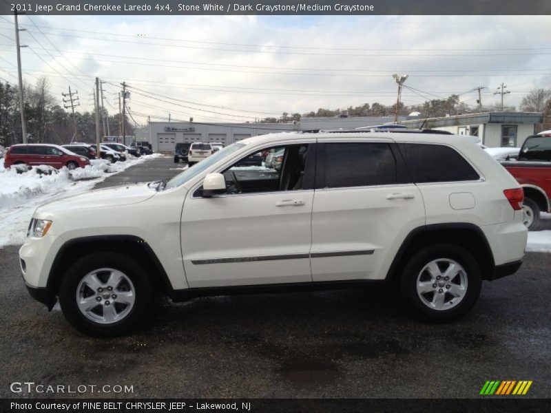 Stone White / Dark Graystone/Medium Graystone 2011 Jeep Grand Cherokee Laredo 4x4