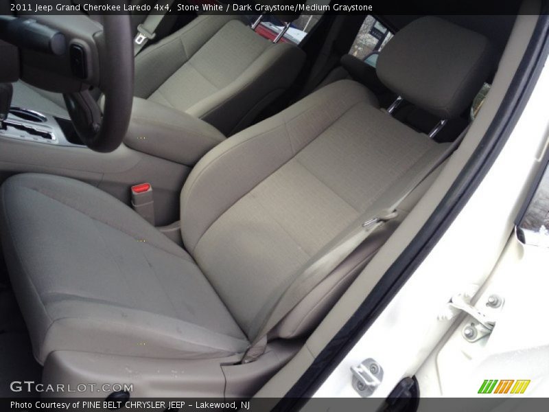 Stone White / Dark Graystone/Medium Graystone 2011 Jeep Grand Cherokee Laredo 4x4