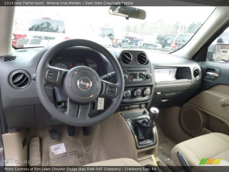Mineral Gray Metallic / Dark Slate Gray/Light Pebble 2014 Jeep Patriot Sport