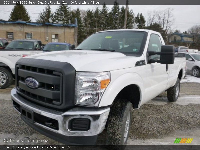 Oxford White / Steel 2014 Ford F250 Super Duty XL Regular Cab