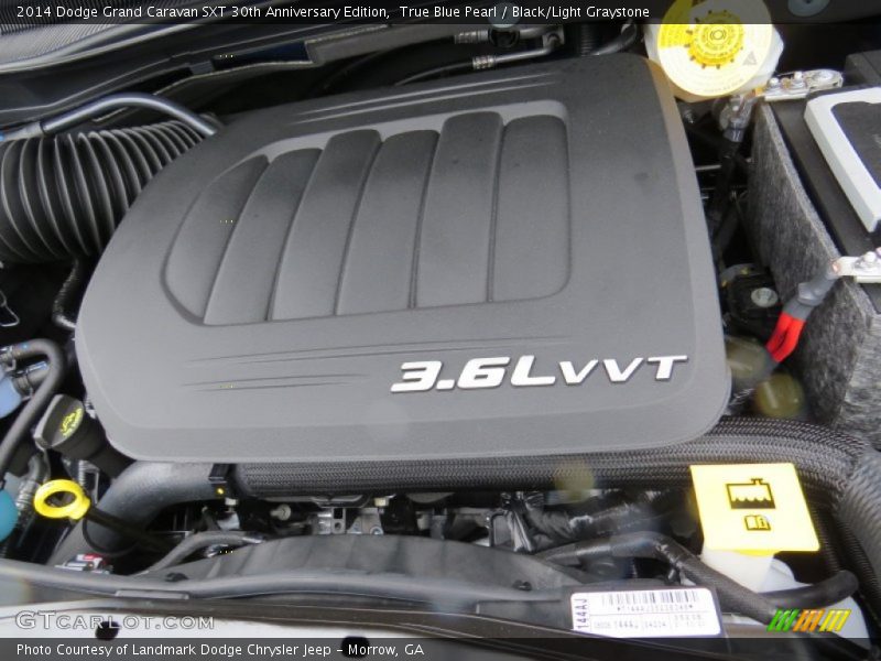 True Blue Pearl / Black/Light Graystone 2014 Dodge Grand Caravan SXT 30th Anniversary Edition