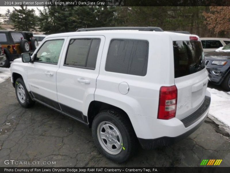 Bright White / Dark Slate Gray 2014 Jeep Patriot Sport 4x4