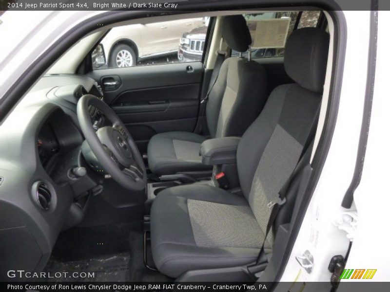 Bright White / Dark Slate Gray 2014 Jeep Patriot Sport 4x4