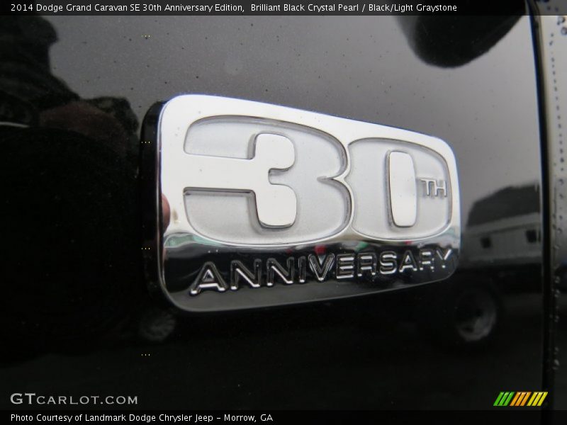 Brilliant Black Crystal Pearl / Black/Light Graystone 2014 Dodge Grand Caravan SE 30th Anniversary Edition