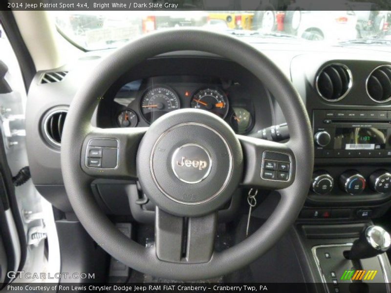 Bright White / Dark Slate Gray 2014 Jeep Patriot Sport 4x4