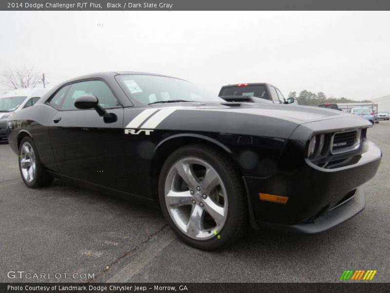 Black / Dark Slate Gray 2014 Dodge Challenger R/T Plus