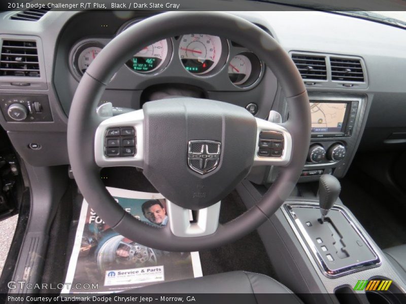 Black / Dark Slate Gray 2014 Dodge Challenger R/T Plus